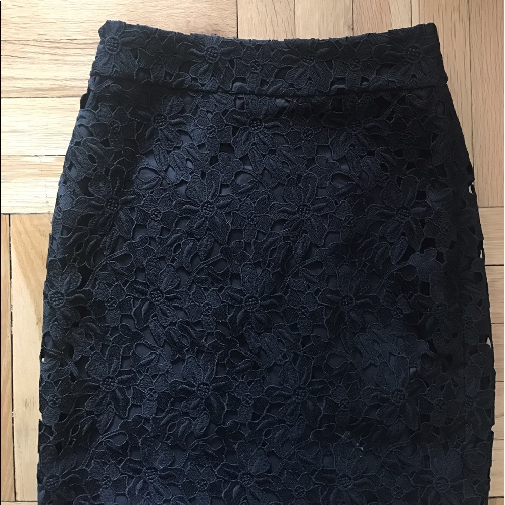 Kate Spade Floral Lace Pencil Skirt- Size 0- NWT